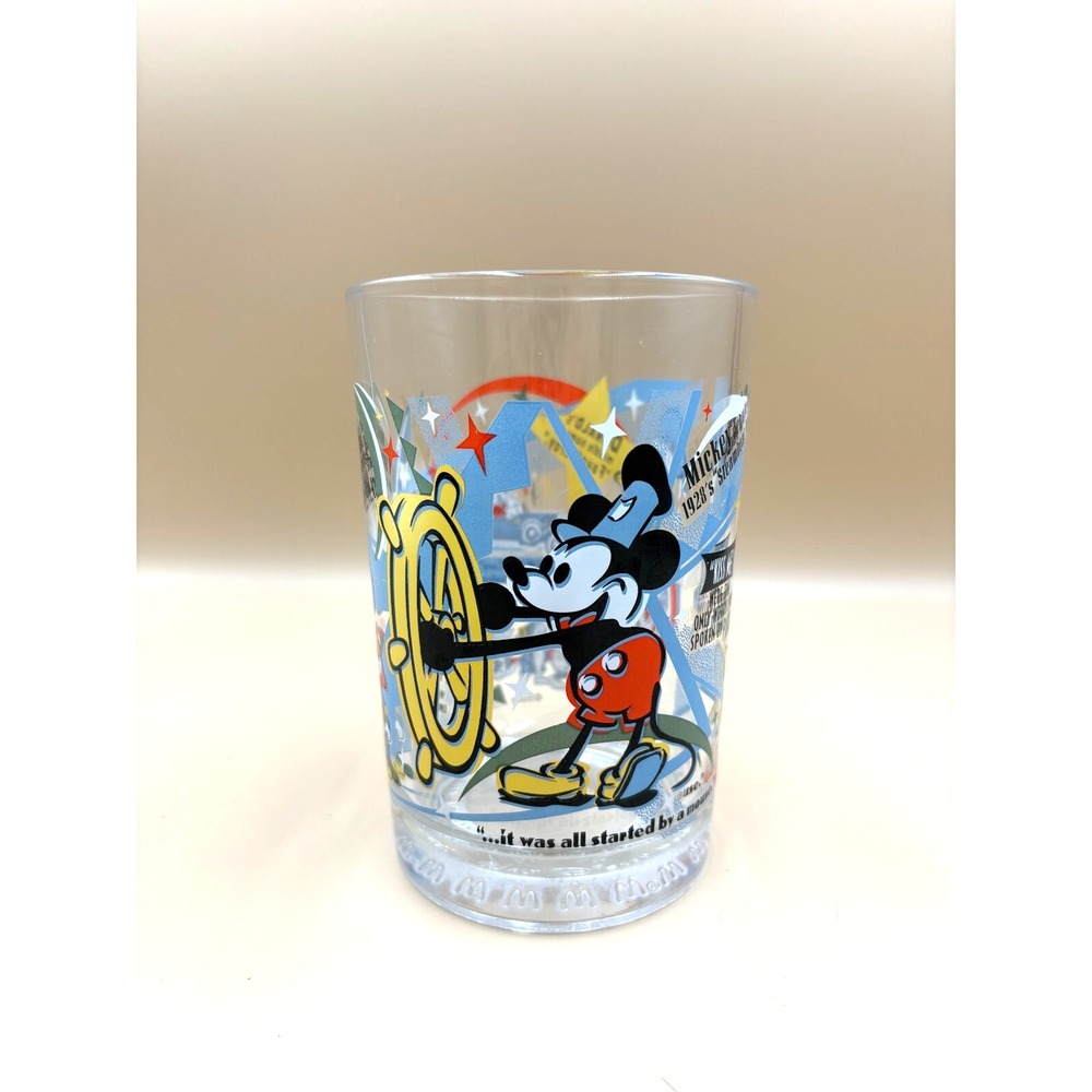 Walt Disney‎ World/McDonalds Collab, 100 Yrs of Magic, Vtg 2002, Tumbler Glass
